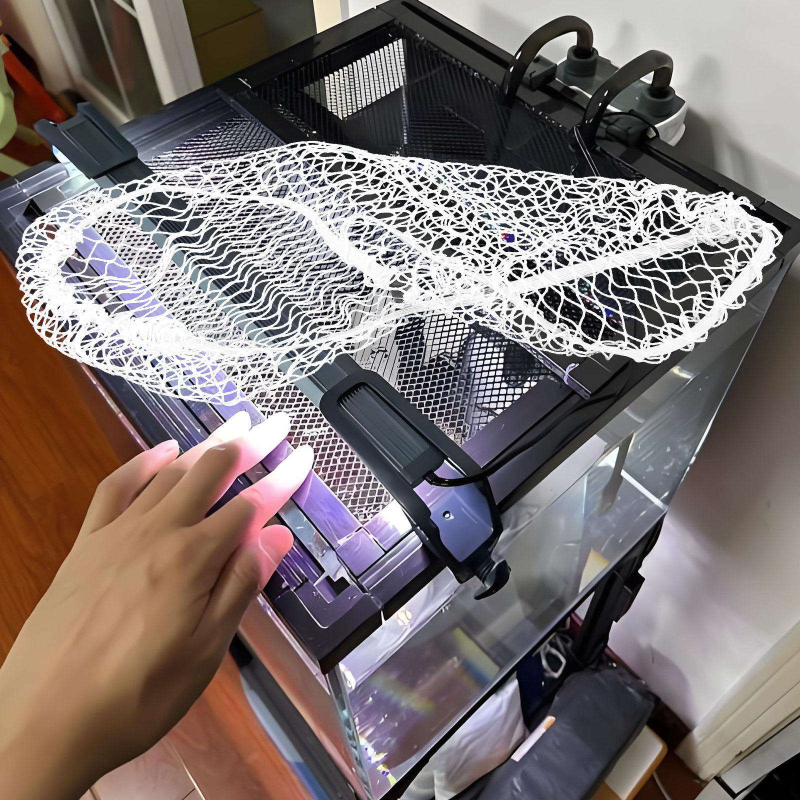 40x20cm Aquarium Mesh Net Cove - Screen Top Mesh recensie en prijs